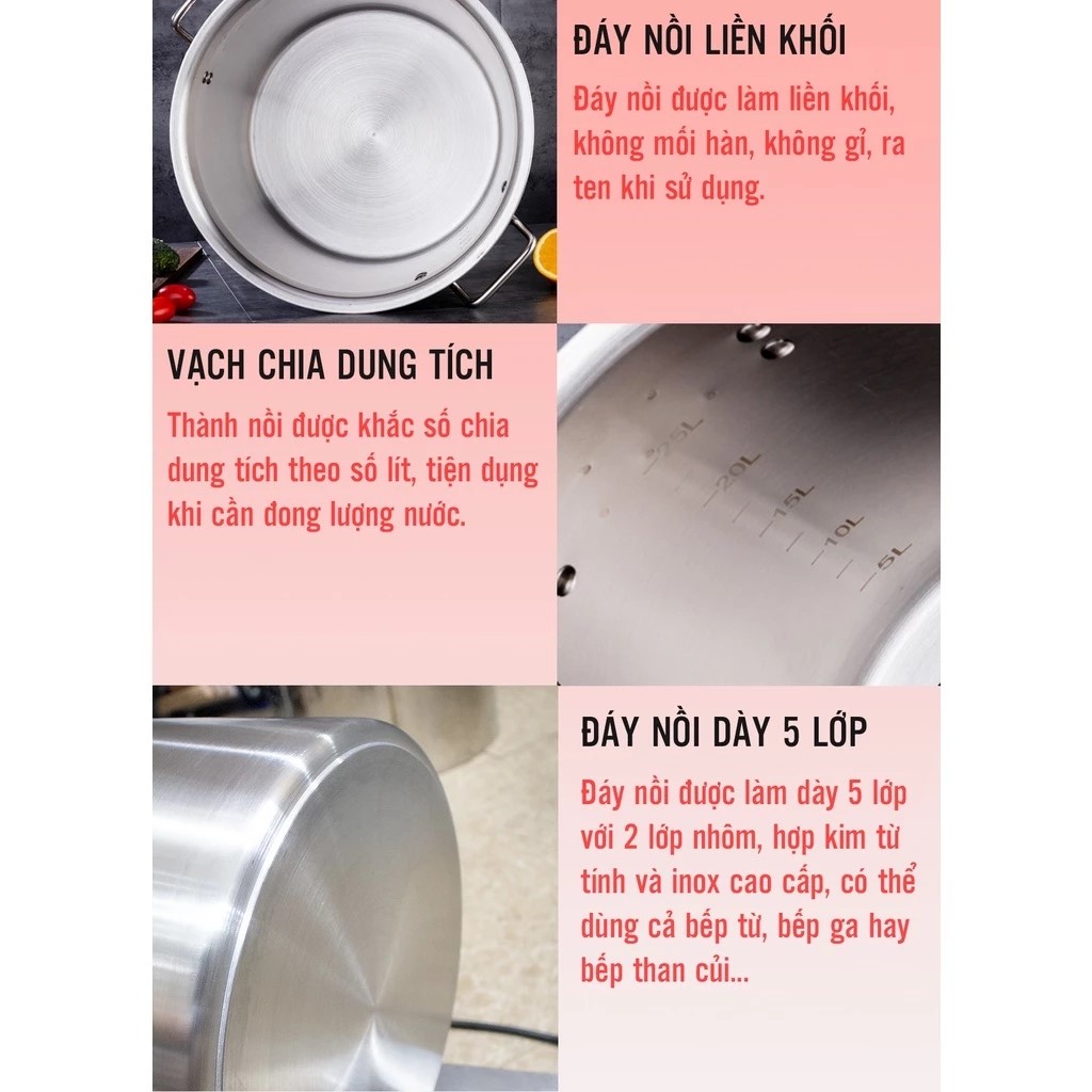 Cáº¥u táº¡o Ä‘Ã¡y ná»“i inox dÃ¹ng cho báº¿p tá»« cÃ´ng nghiá»‡p Zircon