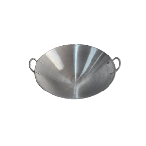 Chảo lõm inox 40cm - Chất liệu inox 430 dày 1mm - áº£nh cháº£o hiá»ƒn thá»‹ Ä‘áº§y Ä‘á»§