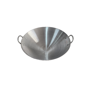 Chảo lõm inox 50cm - Chất liệu inox 430 dày 1mm - áº£nh cháº£o hiá»ƒn thá»‹ Ä‘áº§y Ä‘á»§